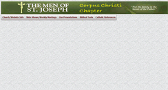 Desktop Screenshot of mosj.corpuschristiparish.com